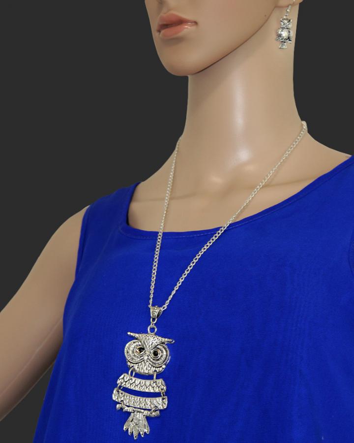 Night-Owl Pendant Set