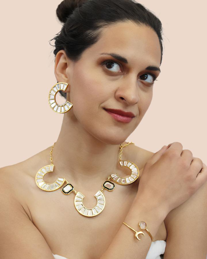 Aurelia Mirror Necklace 