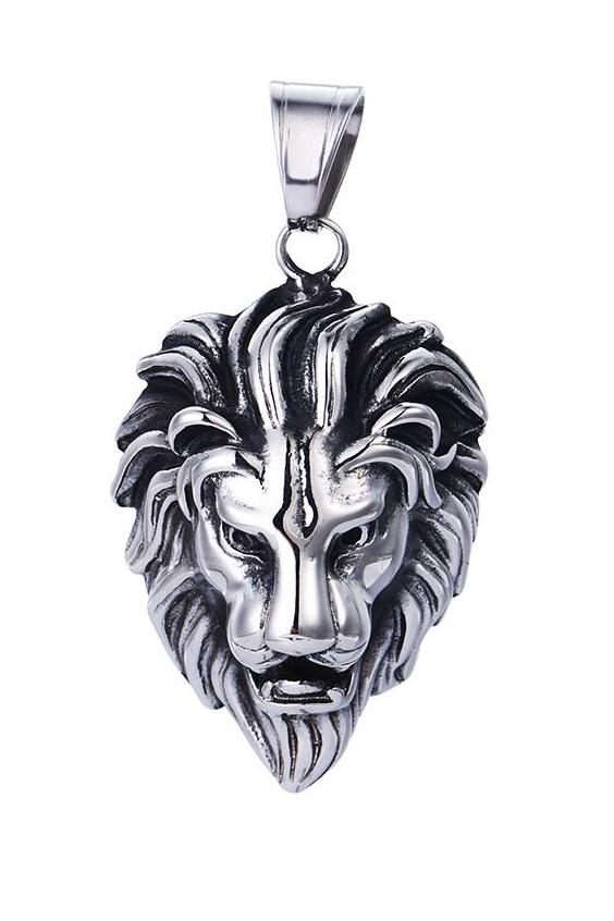 Bo'Bell Gorgeous Lion Roar Nature Pendant/SILVER
