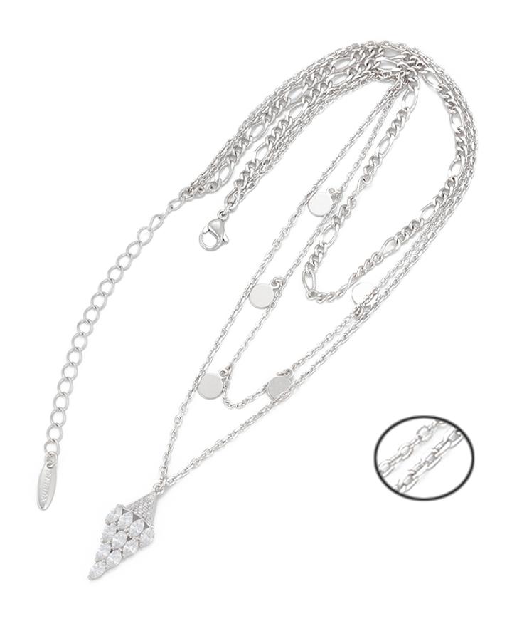 Charlotte Wine Stainless Steel Necklace