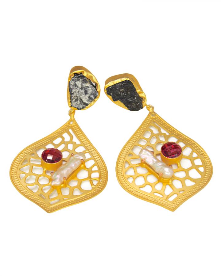 Reina Stipule Earrings