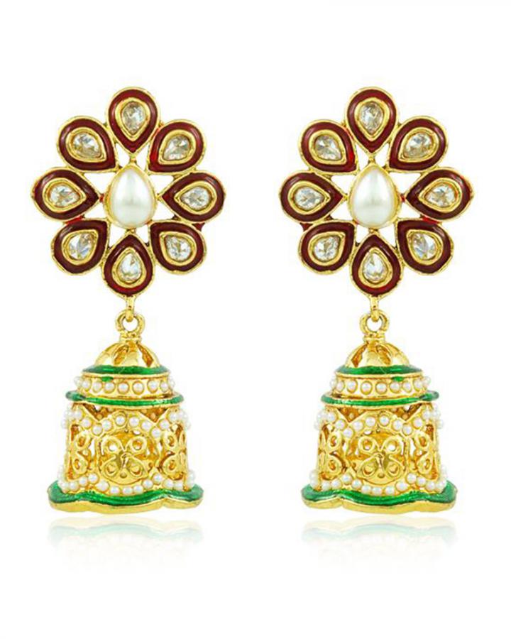 Bo'Bell Graceful Pompon Designer Earring/MULTI