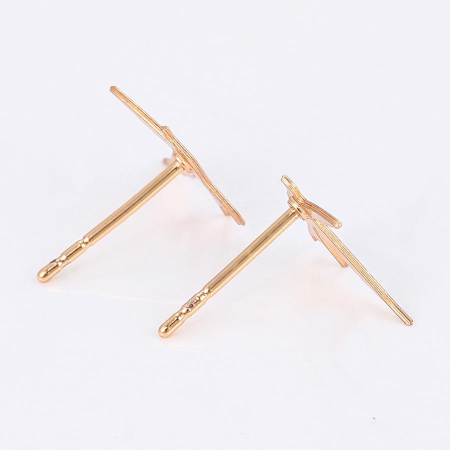 Bo'Bell Bird Free Nature Mate Gold Designer Earring/GOLDEN