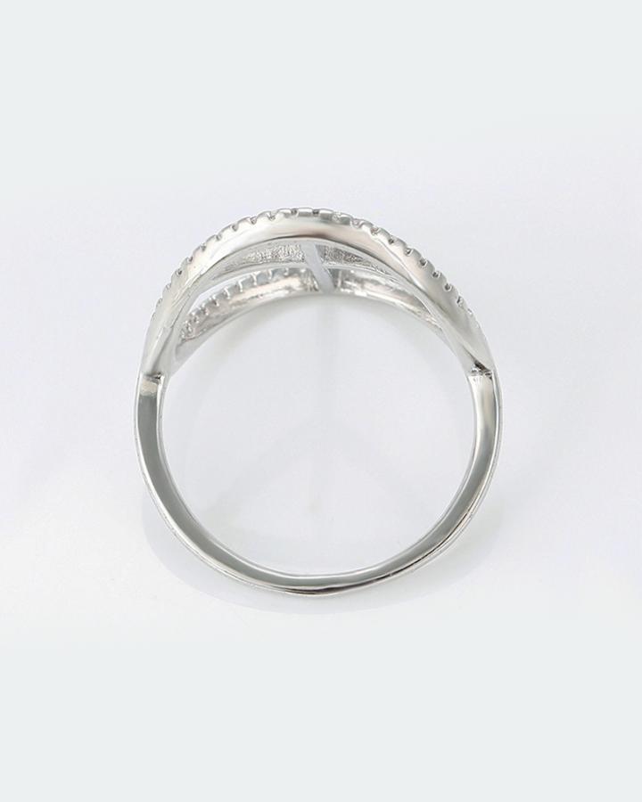 Peace Glam CZ Diamond Ring