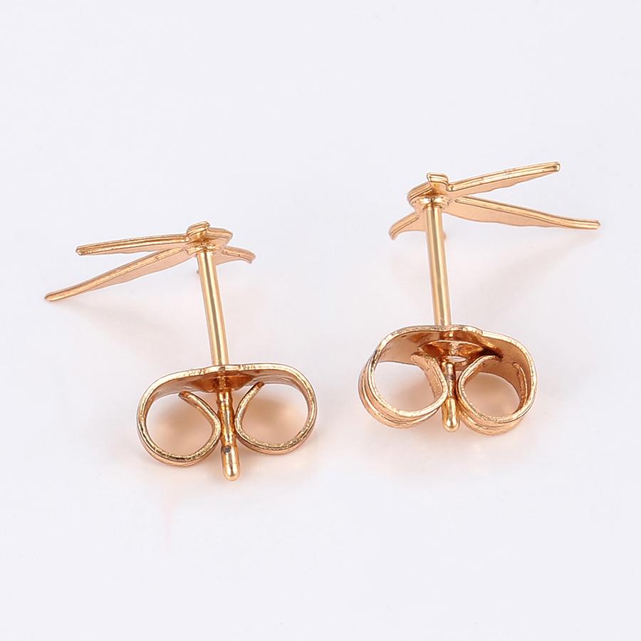 Bo'Bell Bird Free Nature Mate Gold Designer Earring/GOLDEN