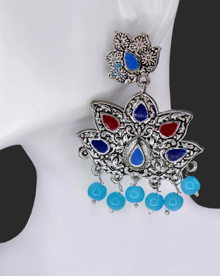 Sky Lotus Earring