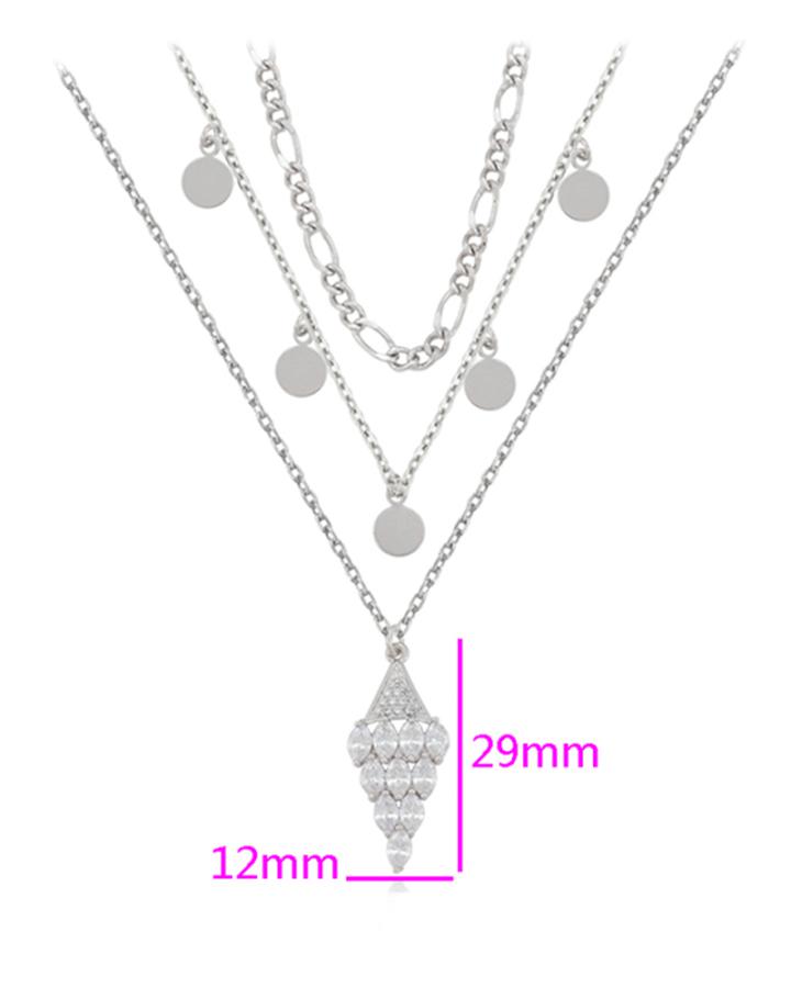 Charlotte Wine Stainless Steel Necklace