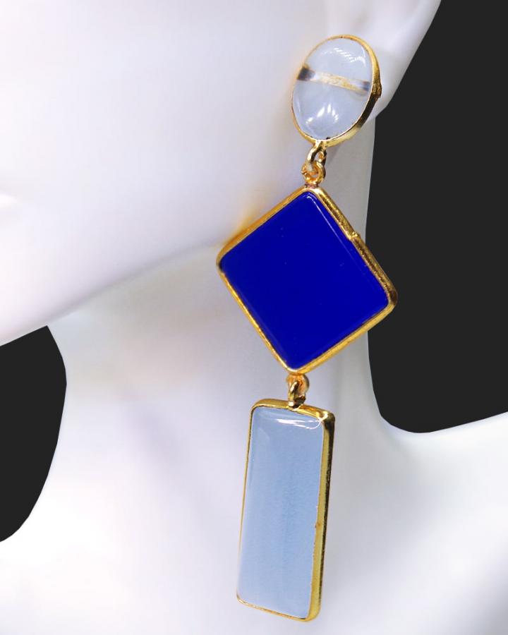 Andriana Blues Danglers