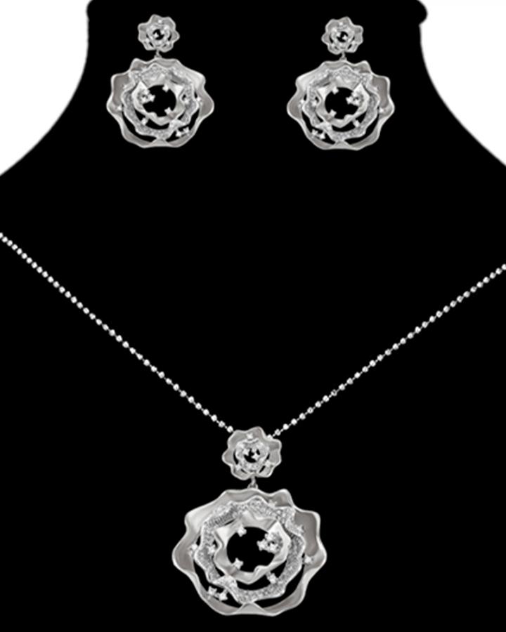 Rosa pendant set